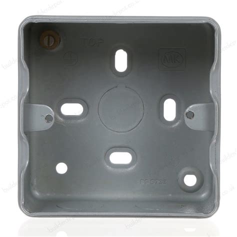 mk metal clad back box|metal clad flex outlet.